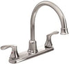 Cleveland Faucet 40617 CORNERSTONE HIGH ARC KITCHEN FAUCET WITH TWO HANDLES, CHROME (1 PER CASE)