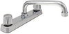 Proplus 2498341 KITCHEN FAUCET WITH TWO HANDLES, 1.8 GPM, CHROME, LEAD FREE* (1 PER CASE)