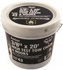 THE MIBRO 427490 TOW CHAIN, GRADE 43, ZINC, 3/8 IN. X 20 FT. (1 ROLL)