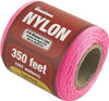 THE MIBRO 300861BG TWISTED MASON LINE, PINK, #18 X 350 FT. SPOOL (14 ROLLS)