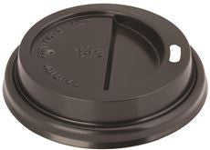 Renown REN09043 SIP THRU CUP LID, BLACK, 8 OZ., 1,000 PER CASE (1000 PER CASE)