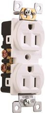 Preferred  TAMPER RESISTANT DUPLEX RECEPTACLE, RESIDENTIAL, NEMA 5-15R, 125 VOLT, 15 AMP, WHITE, 10 PER PACK (1 PACK)