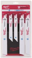 MILWAUKEE ELECTRIC 49-22-1131 SAWZALL ICE HARDENED BLADE ASSORTMENT 14 PIECE (1 PER CASE)