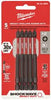 MILWAUKEE ELECTRIC 48-32-4564 SHOCKWAVE 3-1/2 IN. POWER BIT PHILL#2 (5 PACKS)