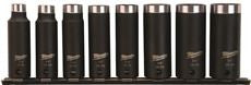 MILWAUKEE ELECTRIC 49-66-4419 SHOCKWAVE 3/8 IN. SOCKET DEEP WELL 8 PIECE (1 PER CASE)