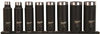 MILWAUKEE ELECTRIC 49-66-4419 SHOCKWAVE 3/8 IN. SOCKET DEEP WELL 8 PIECE (1 PER CASE)