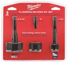 MILWAUKEE ELECTRIC 49-22-0030 BIT KIT SELF FEED 3 BIT (1 PER CASE)