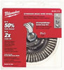 MILWAUKEE ELECTRIC 48-52-1725 6 IN. FULL CABLE TWIST KNOT WHEEL CARBON STEEL (1 PER CASE)