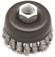 MILWAUKEE ELECTRIC 48-52-5050 3 IN. CRIMPED WIRE CUP BRUSH (1 PER CASE)