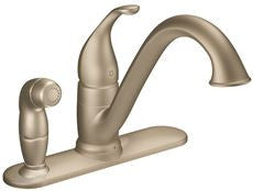 Moen 7835CSL CAMERIST SINGLE HANDLE LOW ARC KITCHEN FAUCET STAINLESS (1 PER CASE)