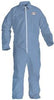 Kimberly-Clark 45314 KLEENGUARD* A65 FLAME RESISTANT COVERALLS, FRONT ZIPPER, BLUE, EXTRA LARGE (1 PER CASE)