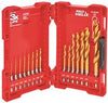 MILWAUKEE ELECTRIC 48-89-4630 TITANIUM DRILL BIT SET, 15 PIECE (1 PER CASE)