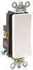 LEVITON A5621-2W DECORA ANTIMICROBIAL TREATED SPECIFICATION GRADE SWITCH, SINGLE POLE, SELF-GROUNDING, 120/277 VOLTS, 20 AMP, WHITE (1 PER CASE)
