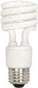 SATCO S6236 SPIRAL COMPACT FLUORESCENT LAMP, T2, MINI, 13 WATTS, 120 VOLTS, 4100K, 82 CRI, MEDIUM BASE, 4 PER PACK (3 PACKS)