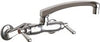 Chicago Faucets 445-L12E35ABCP FAUCETS WALL MOUNTED HOT AND COLD SINK FAUCET, 1.5 GPM, CHROME, LEAD FREE (1 PER CASE)