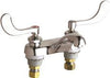 Chicago Faucets 802-E70-317ABCP FAUCETS HOT AND COLD SINK FAUCET, 0.5 GPM, CHROME, LEAD FREE (1 PER CASE)