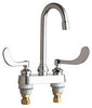 Chicago Faucets 895-E72-317ABCP FAUCETS HOT AND COLD SINK FAUCET, 0.5 GPM, CHROME, LEAD FREE (1 PER CASE)