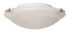 SUNSET LIGHTING F9911-53 LED FLUSH MOUNT CEILING FIXTURE, ALABASTER GLASS, 9-3/4 IN., SATIN NICKEL, USES (1) 13-WATT LED INTEGRATED PANEL (1 PER CASE)