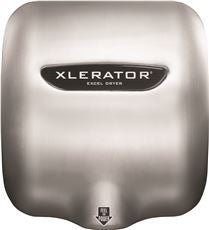 EXCEL DRYER XL-SB-1.1N-110-120V XLERATOR HAND DRYER, BRUSHED STAINLESS STEEL, 12.68 X 11.75 X 6.68 IN., 120 VOLTS, 12.5 AMPS (1 PER CASE)