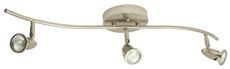Monument NS-003 3-LIGHT TRACK FIXTURE, BRUSHED NICKEL, 22 X 4-1/2 X 6 IN., USES (3) 40-WATT GU10 BASE LAMPS (INCLUDED)* (1 PER CASE)