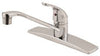 Price Pfister LG134-1444 SINGLE LEVER KITCHEN FAUCET WITH 4 HOLE MOUNT, LESS SPRAY, CHROME, LEAD FREE 1.75 GPM (1 PER CASE)