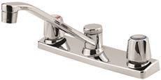 Price Pfister LG135-1000 KITCHEN FAUCET 2-HANDLE CHROME, METAL HANDLES LEAD FREE 1.75 GPM (1 PER CASE)