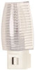 SATCO S75/061 DECORATOR NIGHT LIGHT WITH 7 INCANDESCENT LAMP AND MANUAL ON/OFF SWITCH, 120 VOLTS, WHITE, 6 PER BOX (8 BOXES PER CASE)