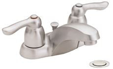 Moen 4925 CHATEAU BATHROOM FAUCET, TWO HANDLE, CHROME, LEAD FREE, 1.2 GPM (1 PER CASE)