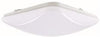ENVIROLITE EV1014S-WH LED SQUARE FLUSH MOUNT CEILING FIXTURE, WHITE, 14 IN., INTEGRATED LED INCLUDED (1 PER CASE)