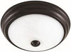ENVIROLITE EVLED502-34 LED FLUSH MOUNT CEILING FIXTURE, SATIN BRONZE, 11 IN., INTEGRATED LED INCLUDED (1 PER CASE)