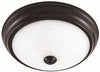 ENVIROLITE EVLED502D-34 LED FLUSH MOUNT CEILING FIXTURE, SATIN BRONZE, 11 IN., DIMMABLE, INTEGRATED LED INCLUDED (1 PER CASE)
