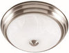 ENVIROLITE EVLED502D-35 LED FLUSH MOUNT CEILING FIXTURE, BRUSHED NICKEL, 11 IN., DIMMABLE, INTEGRATED LED INCLUDED (1 PER CASE)