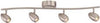 ENVIROLITE EVT101727-35 4-LIGHT LED TRACK FIXTURE, 3 FT., CURVED BAR, BRUSHED NICKEL, DIMMABLE, INTEGRATED LED INCLUDED (1 PER CASE)
