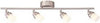 ENVIROLITE EVT102027-35 4-LIGHT LED TRACK FIXTURE, 3 FT., STRAIGHT BAR, BRUSHED NICKEL, DIMMABLE, INTEGRATED LED INCLUDED (1 PER CASE)