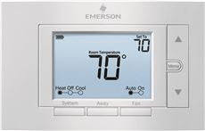WHITE RODGERS 1F85U-42NP EMERSON 80 SERIES UNIVERSAL NON-PROGRAMMABLE THERMOSTAT, 5 IN. DISPLAY, 2 HEAT / 2 COOL (1 PER CASE)