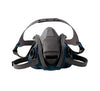 3M 6501QL Model 6501QL/49488 Small Rugged Comfort Quick Latch Half Facepiece Reusable Respirator  (1/EA)
