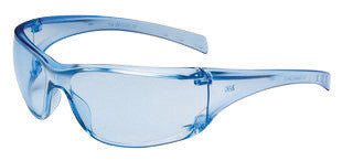 3M 11816-00000 Virtua AP Safety Glasses With Light Blue Frame And Clear Polycarbonate Anti-Scratch Hard Coat Lens (20/EA)