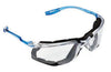 3M 11872-00000 Virtua CCS Safety Glasses With Blue And Clear Polycarbonate Frame, Clear Polycarbonate Anti-Fog Lens And Foam Gasket Attachment  (1/EA)