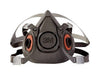 3M 6300 Large Thermoplastic Elastomer Half Mask 6000 Series Reusable Standard Respirator With 4 Point Harness And Bayonet Connection  (4/EA)