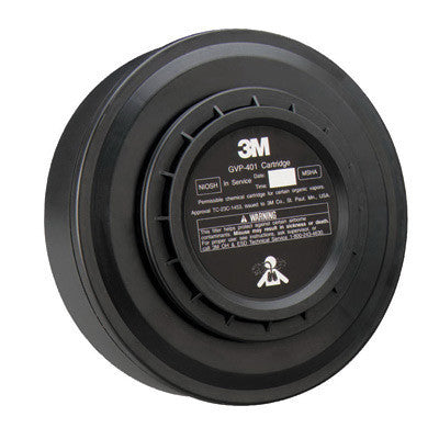 3M GVP-401 Organic Vapor Cartridge For GVP Series Belt And Vehicle Mounted Air Purifying Respirator System  (1/BX)