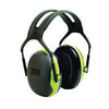 3M X4A Peltor Black And Chartreuse Model X4A/37273(AAD) Over-The-Head Hearing Conservation Earmuffs  (1/EA)