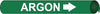 NMC F4005-PIPEMARKER STRAP-ON, ARGON W/G, FITS 6''-8'' PIPE (1 EACH)