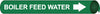 NMC A4009-PIPEMARKER PRECOILED, BOILER FEED WATER W/G, FITS 3/4''-1'' PIPE (1 EACH)