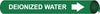 NMC A4034-PIPEMARKER PRECOILED, DEIONIZED WATER W/G, FITS 3/4''-1'' PIPE (1 EACH)