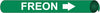 NMC A4044-PIPEMARKER PRECOILED, FREON W/G, FITS 3/4''-1'' PIPE (1 EACH)