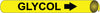 NMC A4050-PIPEMARKER PRECOILED, GLYCOL B/Y, FITS 3/4''-1'' PIPE (1 EACH)