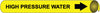 NMC A4060-PIPEMARKER PRECOILED, HIGH PRESSURE WATER B//Y, FITS 3/4''-1'' PIPE (1 EACH)