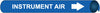 NMC A4066-PIPEMARKER PRECOILED, INSTRUMENT AIR W/B, FITS 3/4''-1'' PIPE (1 EACH)