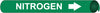 NMC A4074-PIPEMARKER PRECOILED, NITROGEN W/G, FITS 3/4''-1'' PIPE (1 EACH)