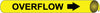NMC A4078-PIPEMARKER PRECOILED, OVERFLOW B/Y, FITS 3/4''-1'' PIPE (1 EACH)